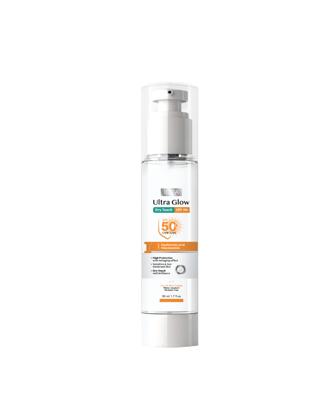 IGEA ULTRA GLOW, Dry Touch SPF 50+